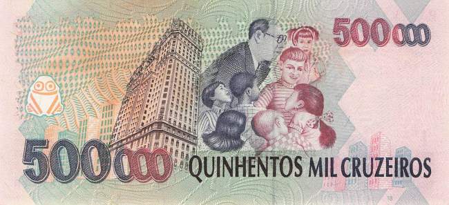 500 Cruzeiros Reais 1993